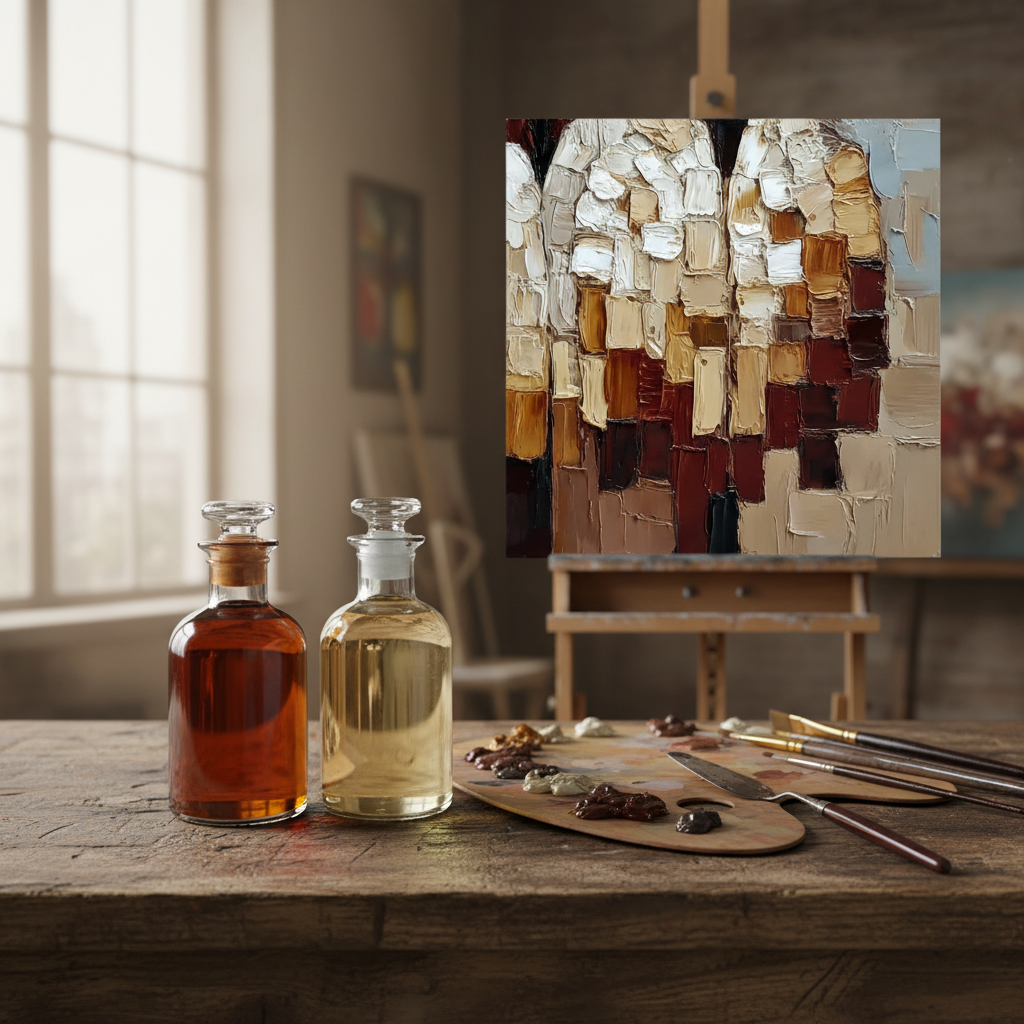 Glazing Mediums: Comparing Linseed, Poppy, and Walnut Oils