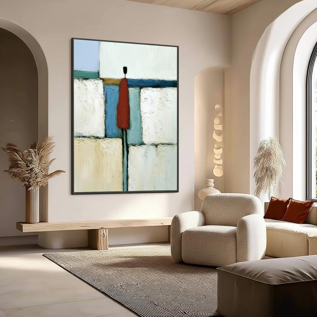 Lightweight Framing: Enhancing Acrylic Art for Renter Walls