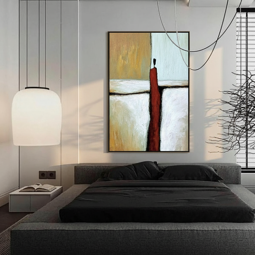 Curating Calming Acrylic Subjects for Master Bedrooms