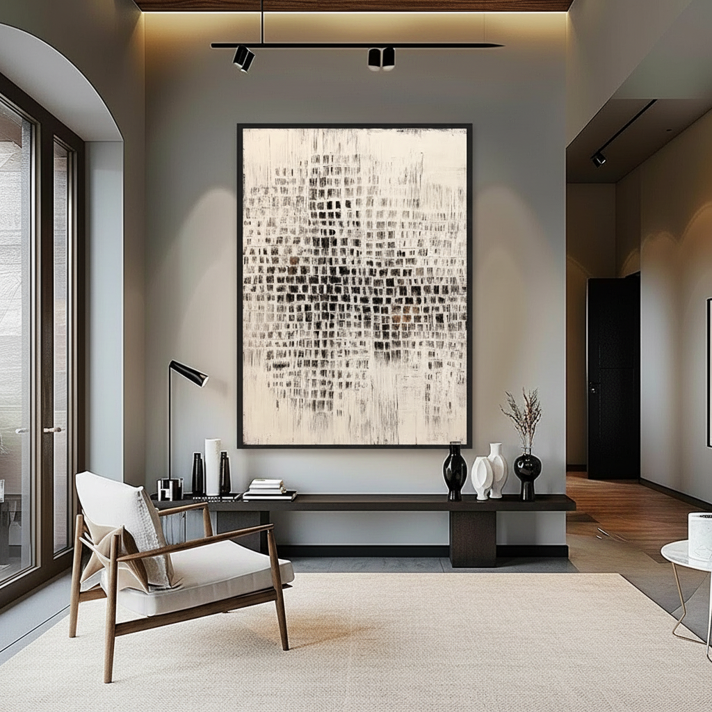 Anchoring the Space: Coordinating Wall Art Size with Area Rugs