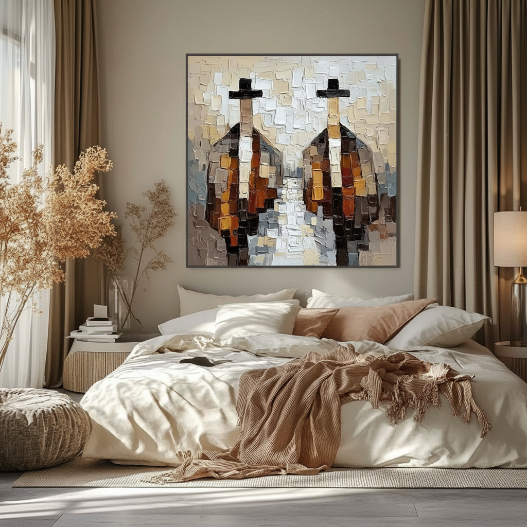 Mirrored Serenity: Symmetrical Curation for Master Bedrooms