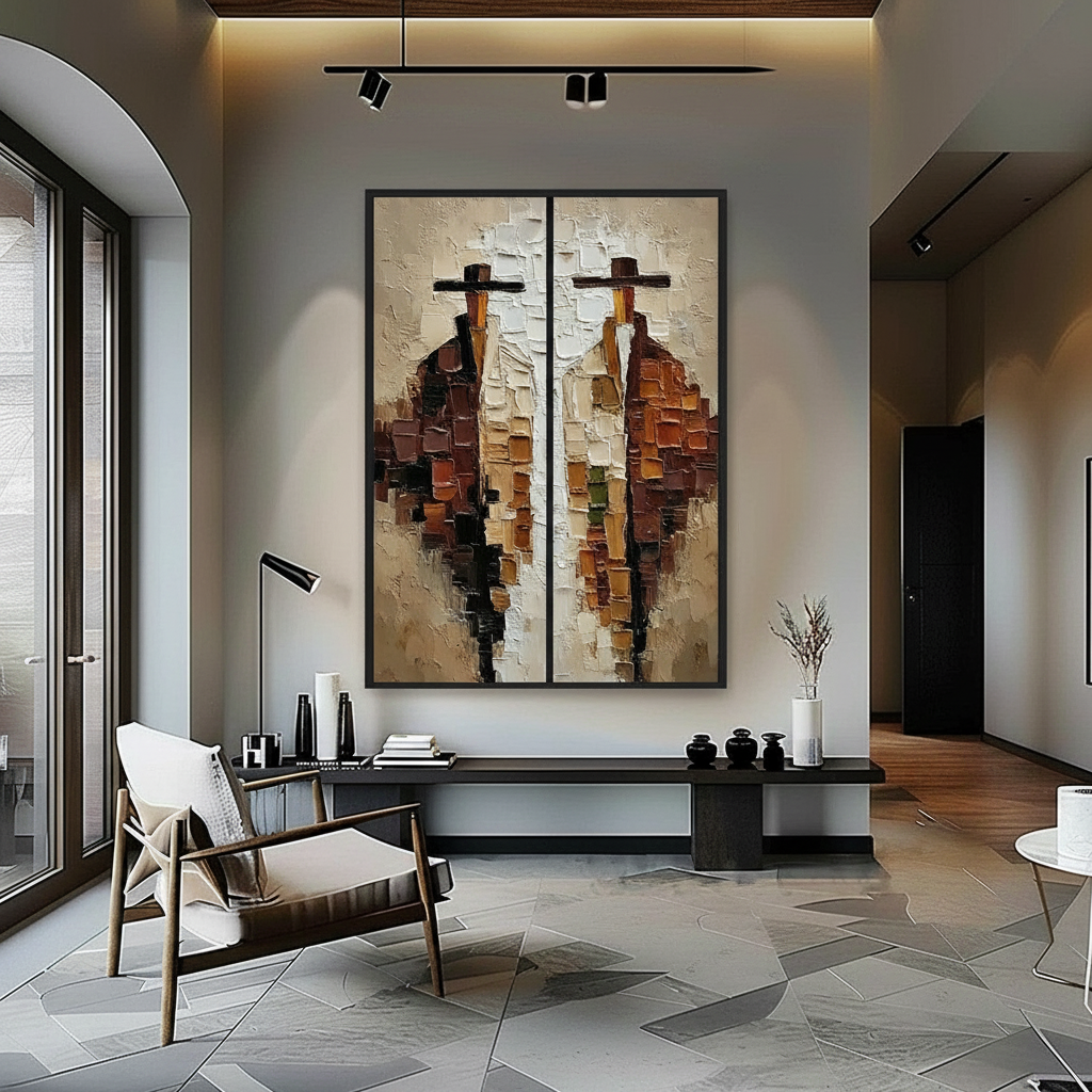 The Pivot Point: Using Portrait Art in Symmetrical Pairings