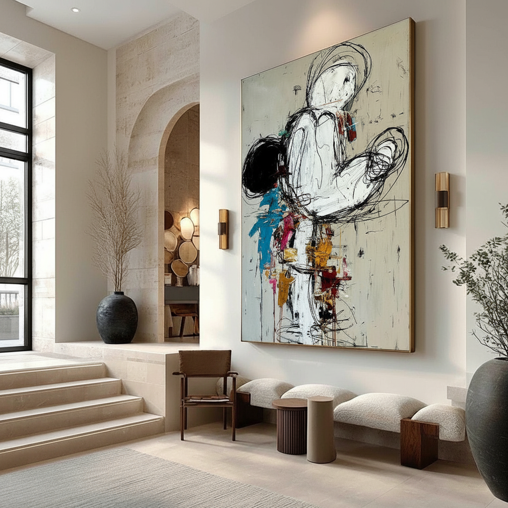 Palette Transitions: Harmonizing Foyer Art with Interior Colors