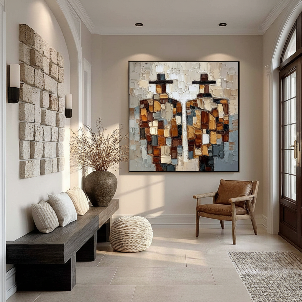 Geometric Subjects: Establishing Cognitive Ease for New Visitors