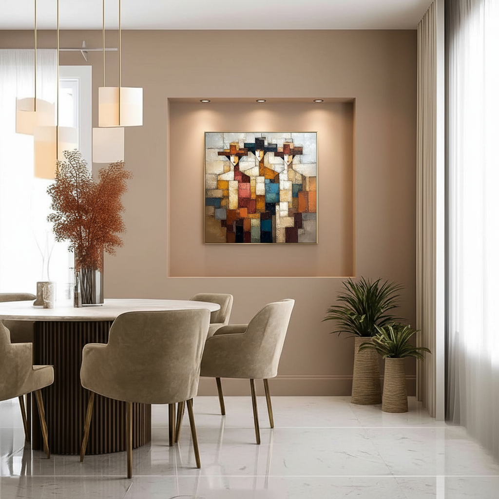 Deep-Profile Stretcher Bars: Impact on Dining Room Niches