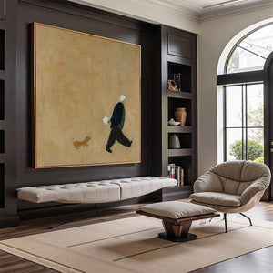 AFTERNOON_STROLL_Minimalist_Figurative_Oil_Painting