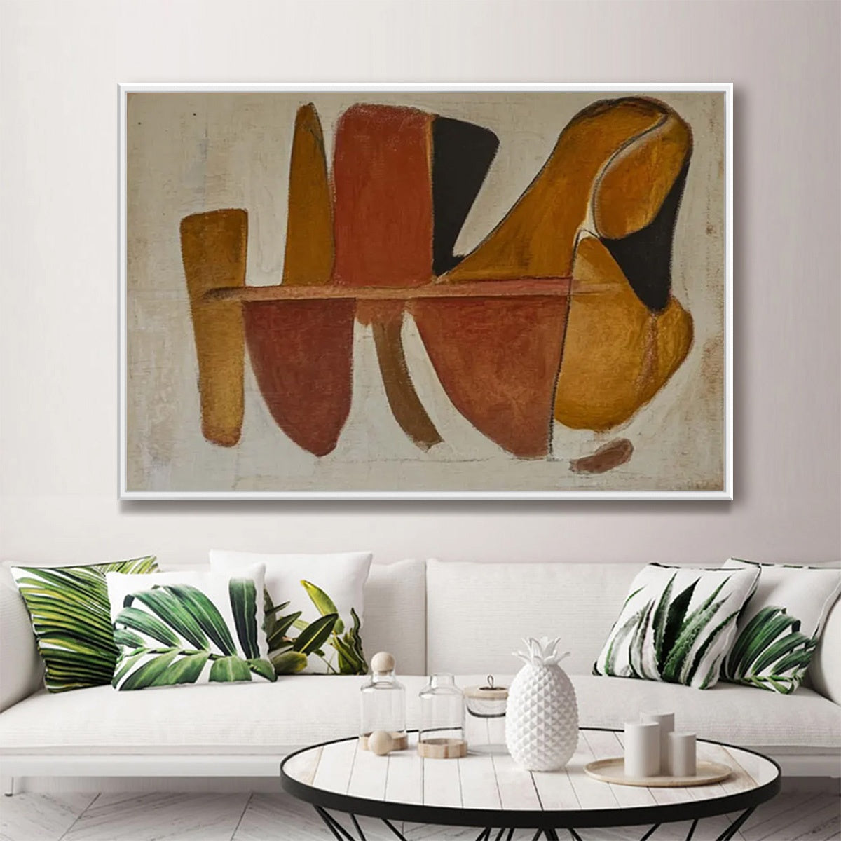 AUTUMN RHAPSODY Abstract Impasto Palette Knife Oil Painting on Canvas