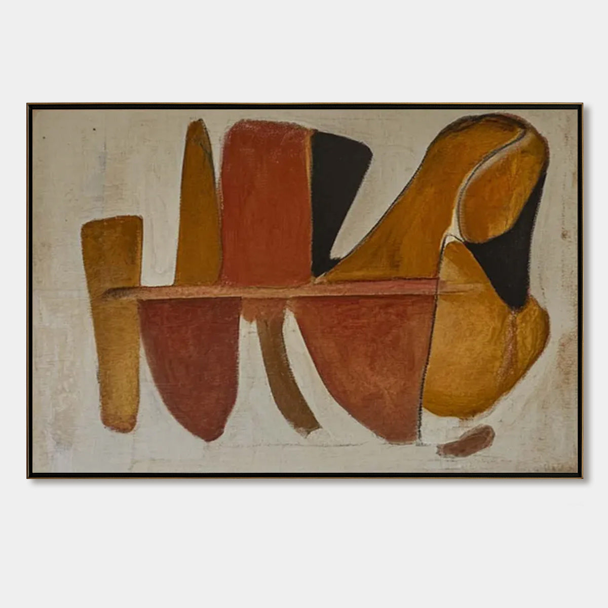 AUTUMN RHAPSODY Abstract Impasto Palette Knife Oil Painting on Canvas