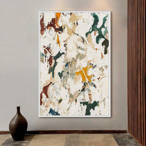 AUTUMN WHISPERS Textured Abstract Impasto Oil Painting