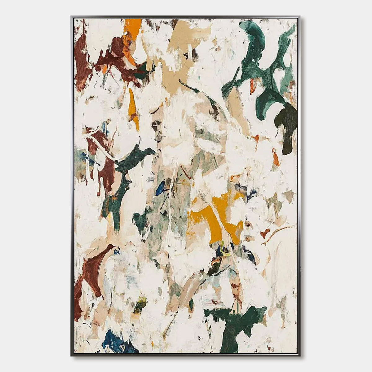 AUTUMN WHISPERS Textured Abstract Impasto Oil Painting