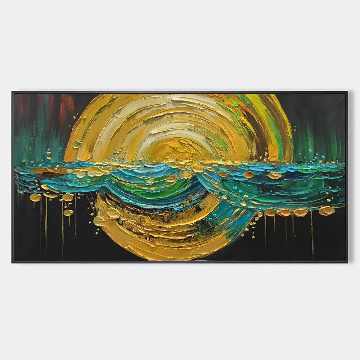 美術品・アンティーク・コレクション キャンバスアート Sunburst Gold