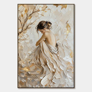 Ivory Reverie hand-painted artwork