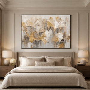 Muted Petal Chorus in a refined bedroom with black frame