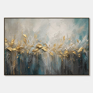 Gilded Reed Horizon hand-painted artwork