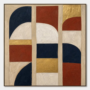 Bauhaus Arches hand-painted artwork
