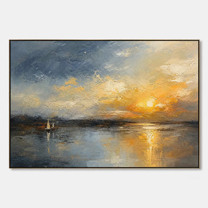 Afterglow Waterline hand-painted artwork