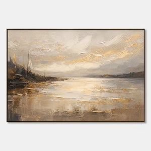 Mist Over Estuary hand-painted artwork
