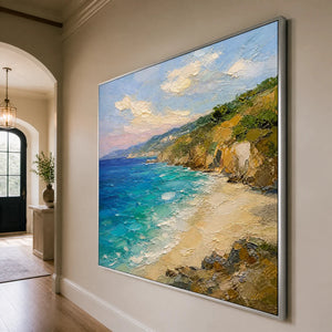 Cliffside Azure in a refined entry hall with silver frame