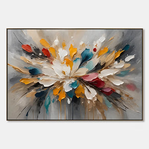 Petal Explosion hand-painted artwork