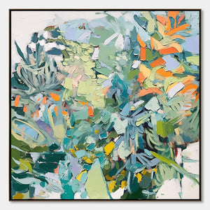 BOTANICAL RHAPSODY: Abstract Impressionist Floral Painting