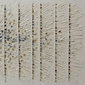 CHROMA PULSE: Textured Wabi Sabi Abstract Painting