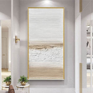 COASTAL CALM: Textured Minimalist Wabi Sabi Landscape