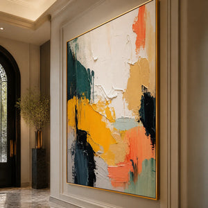 COLOR PULSE: Colorful Abstract Texture Painting