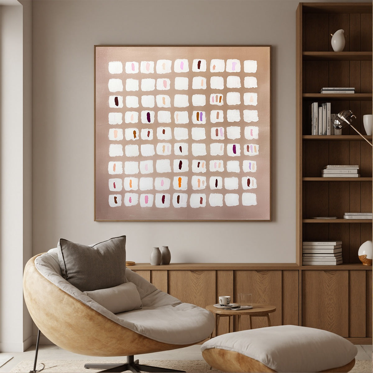 COLOR FIELD STUDY Minimalist Abstract Oil Painting