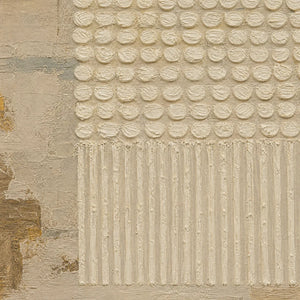 DESERT BEADS: Neutral Dot Texture Panoramic Painting