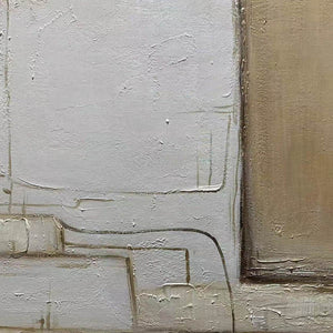DESERT FLOW Minimalist Abstract Textured Oil Painting