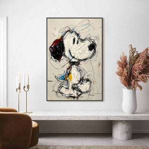 DREAMER'S DOODLE: Textured Pop Art Character Painting