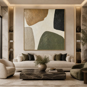 EARTHBOUND FORMS: Organic Neutral Shape Abstract