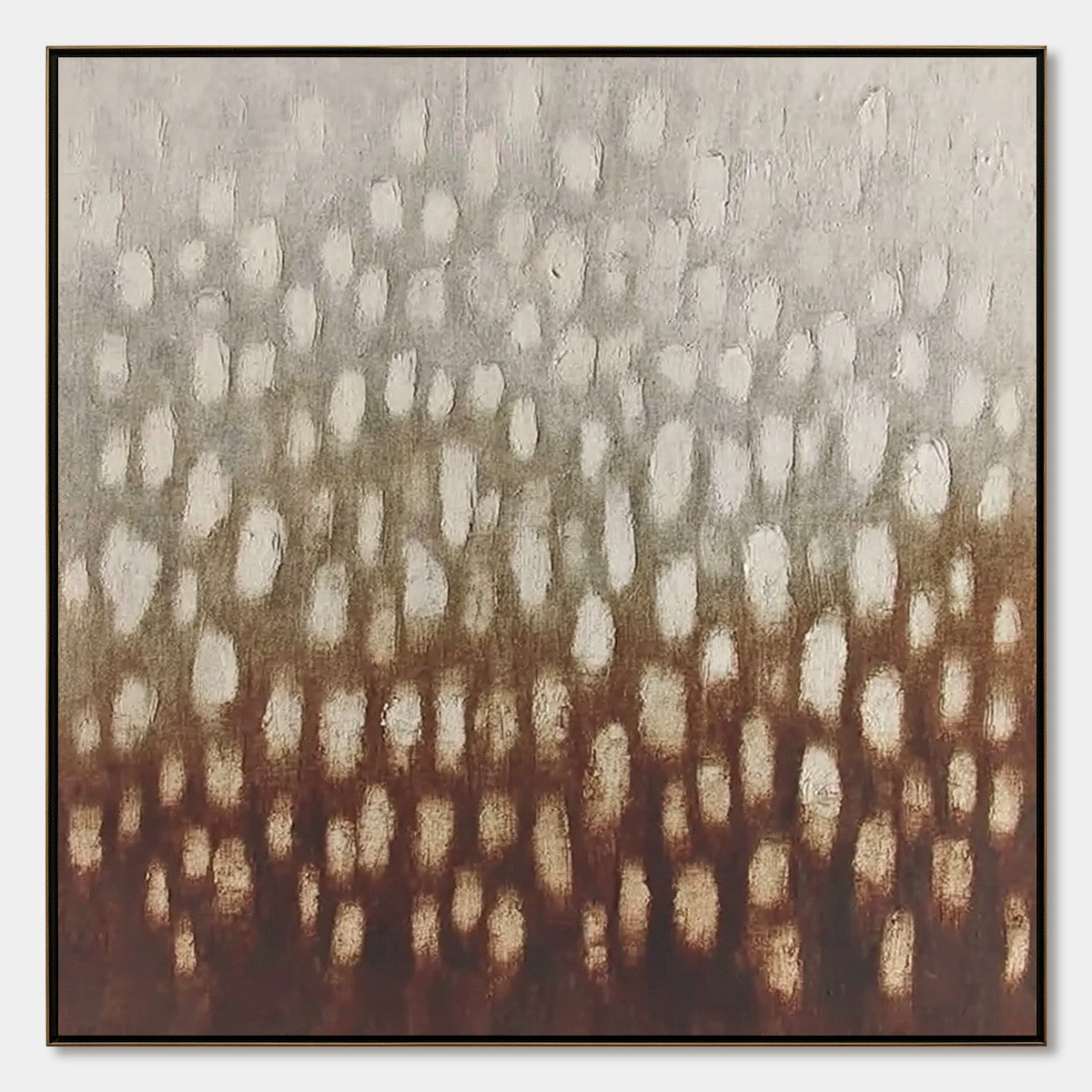 EARTH'S WHISPER: Textured Wabi Sabi Abstract Art in Earth Tones