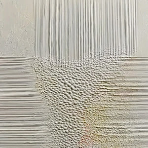 ECHOES OF STILLNESS: Vertical Wabi Sabi Textured Abstract Wall Art