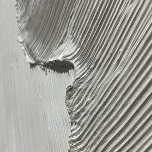 ETCHED IN STONE Textured Minimalist Abstract Diptych