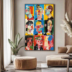 FACETS OF IDENTITY: Colorful, Expressive Portrait Series