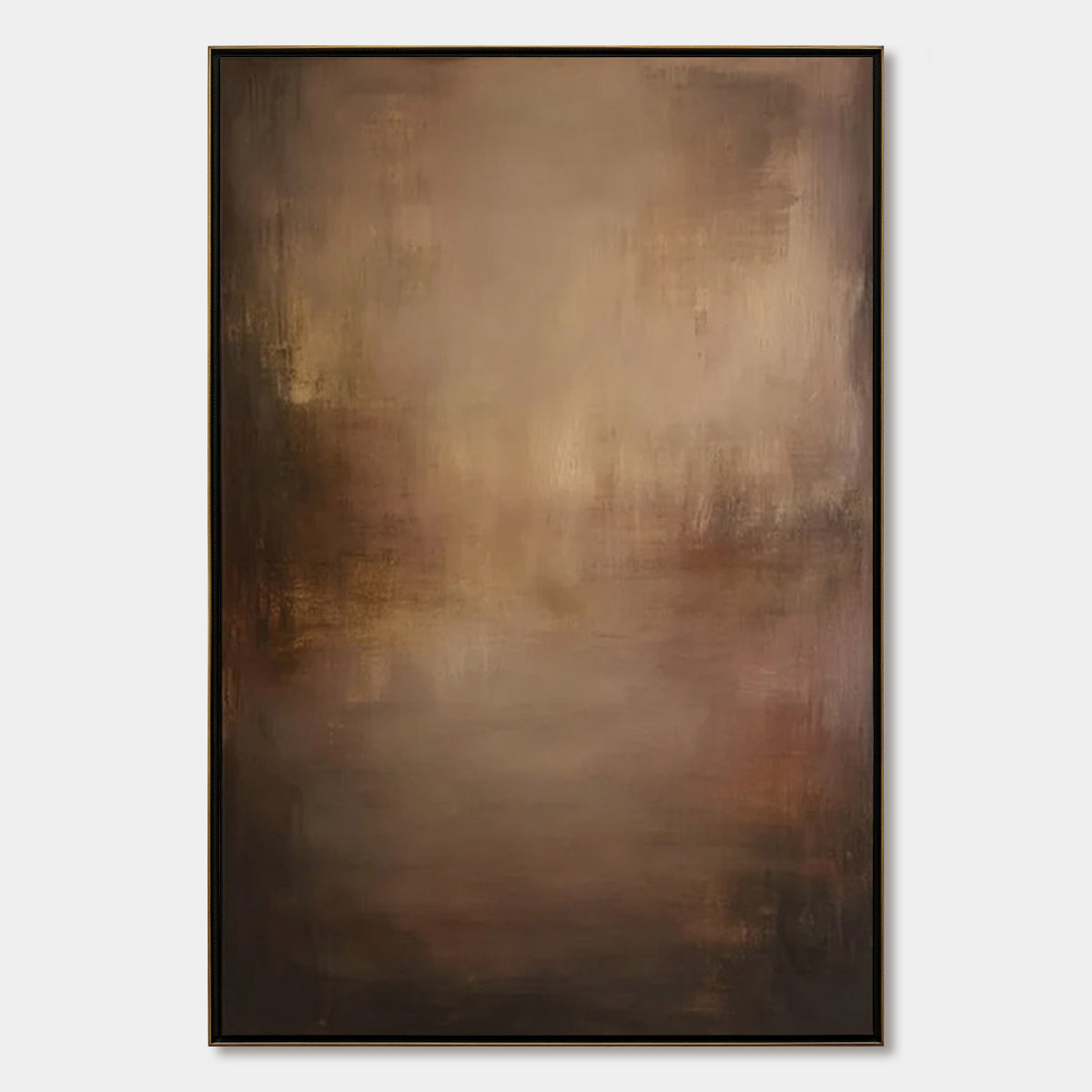 FADING EMBER: Wabi Sabi Abstract Art for Sophisticated Spaces