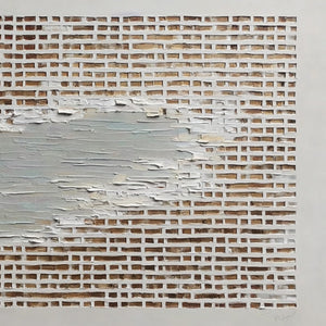 FRAGMENTS OF TIME: Textured Minimalist Architectural Abstract Painting
