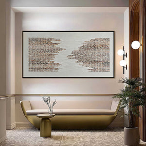 FRAGMENTS: Textured Minimalist Painting of Deconstructed Architecture