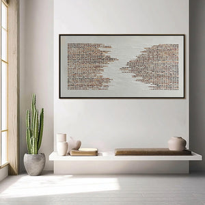 FRAGMENTS: Textured Minimalist Painting of Deconstructed Architecture