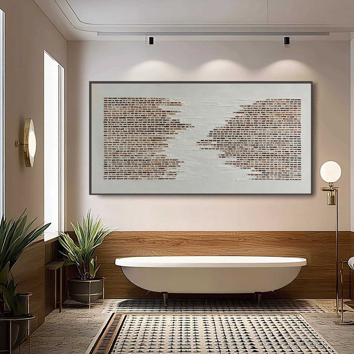 FRAGMENTS: Textured Minimalist Painting of Deconstructed Architecture