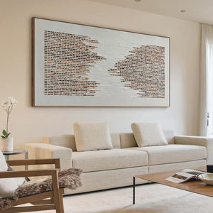 FRAGMENTS: Textured Minimalist Painting of Deconstructed Architecture
