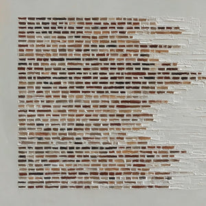 FRAGMENTS: Textured Minimalist Painting of Deconstructed Architecture