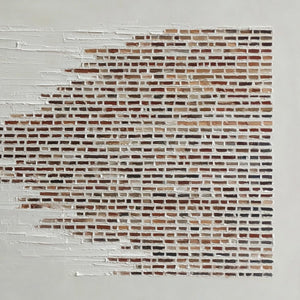 FRAGMENTS: Textured Minimalist Painting of Deconstructed Architecture