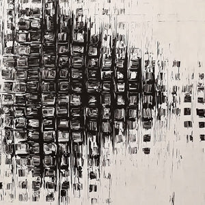 FREQUENCY: Large Textured Wabi Sabi Abstract Painting