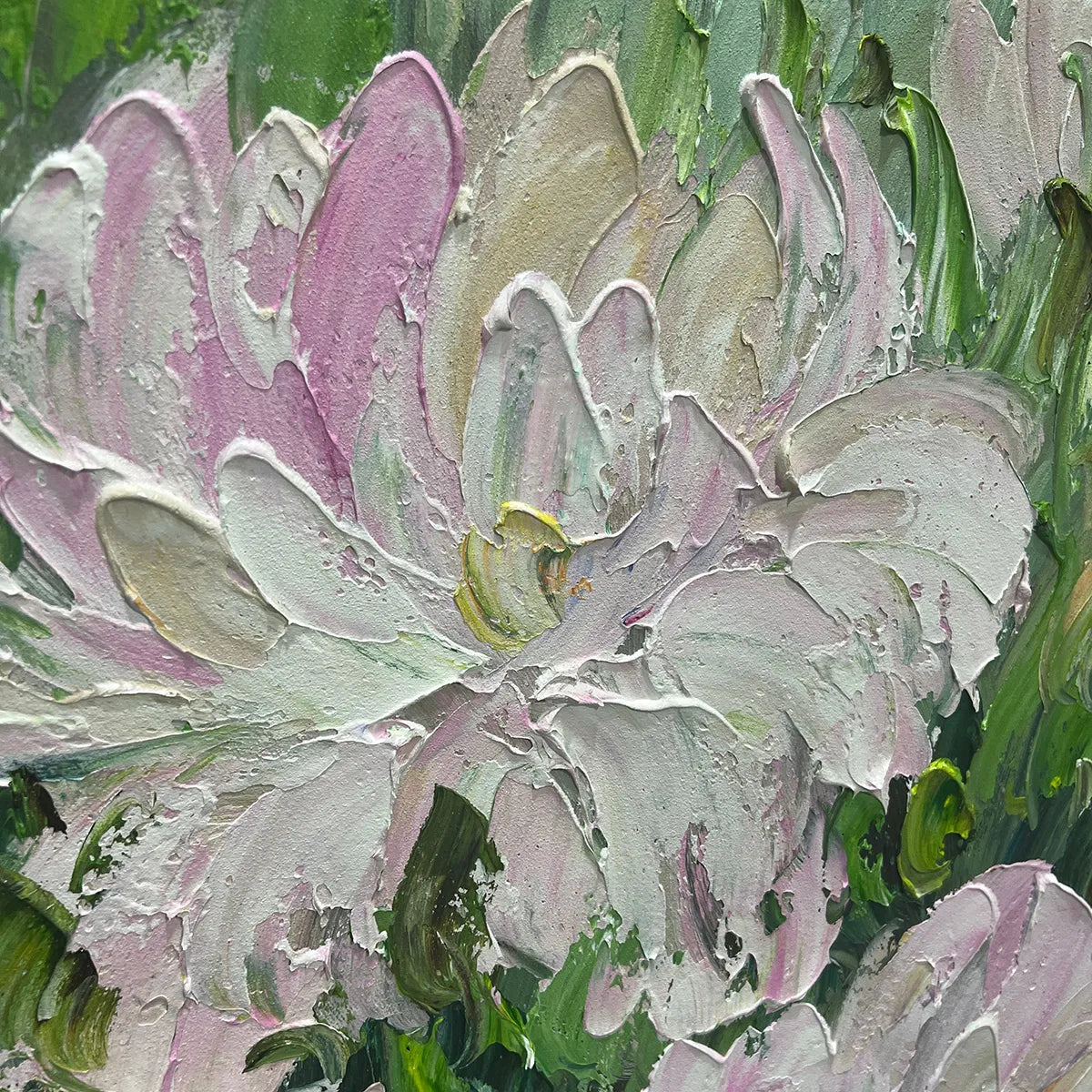BLUSHING PEONIES: Floral Painting in Soft Pink and White