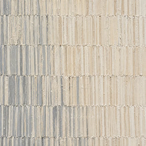 GREY LINE CALM: Grey White Linear Texture Abstract