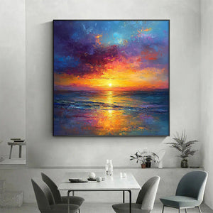 GOLDEN_HOUR_Vibrant_Sunset_Seascape_Oil_Painting