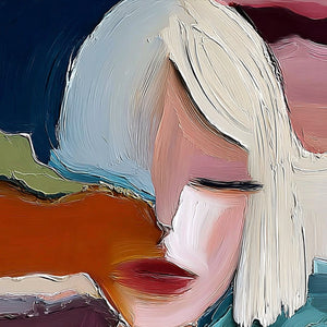 INWARD: Abstract Figurative Portrait Painting with Thick Texture