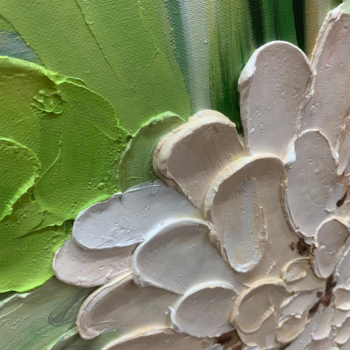 SERENE BLOSSOMS: Impressionist Floral Oil Painting